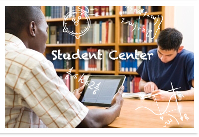 Student Center; Welcome Students. 